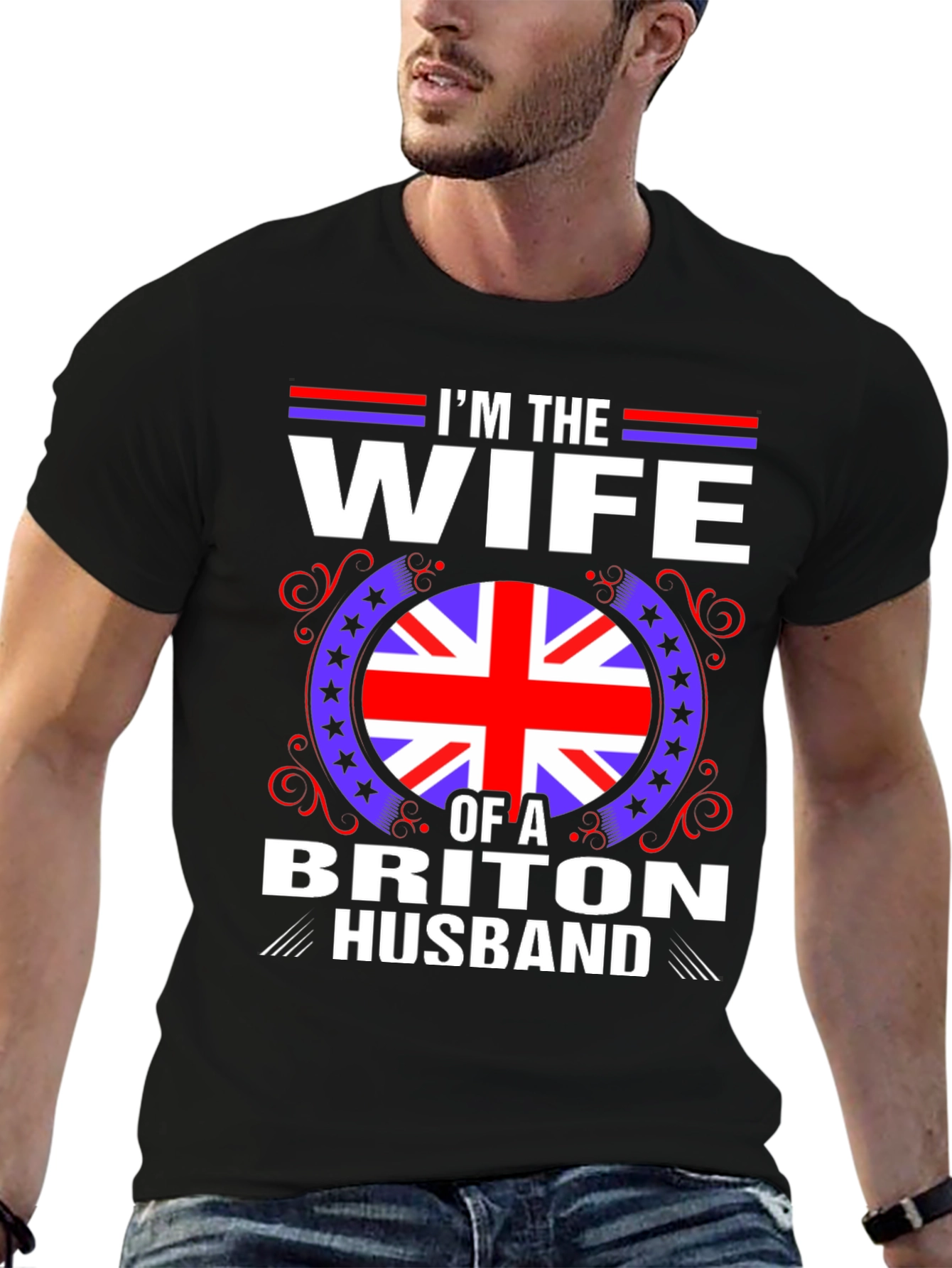 Wife of a Briton Husband T-Shirt