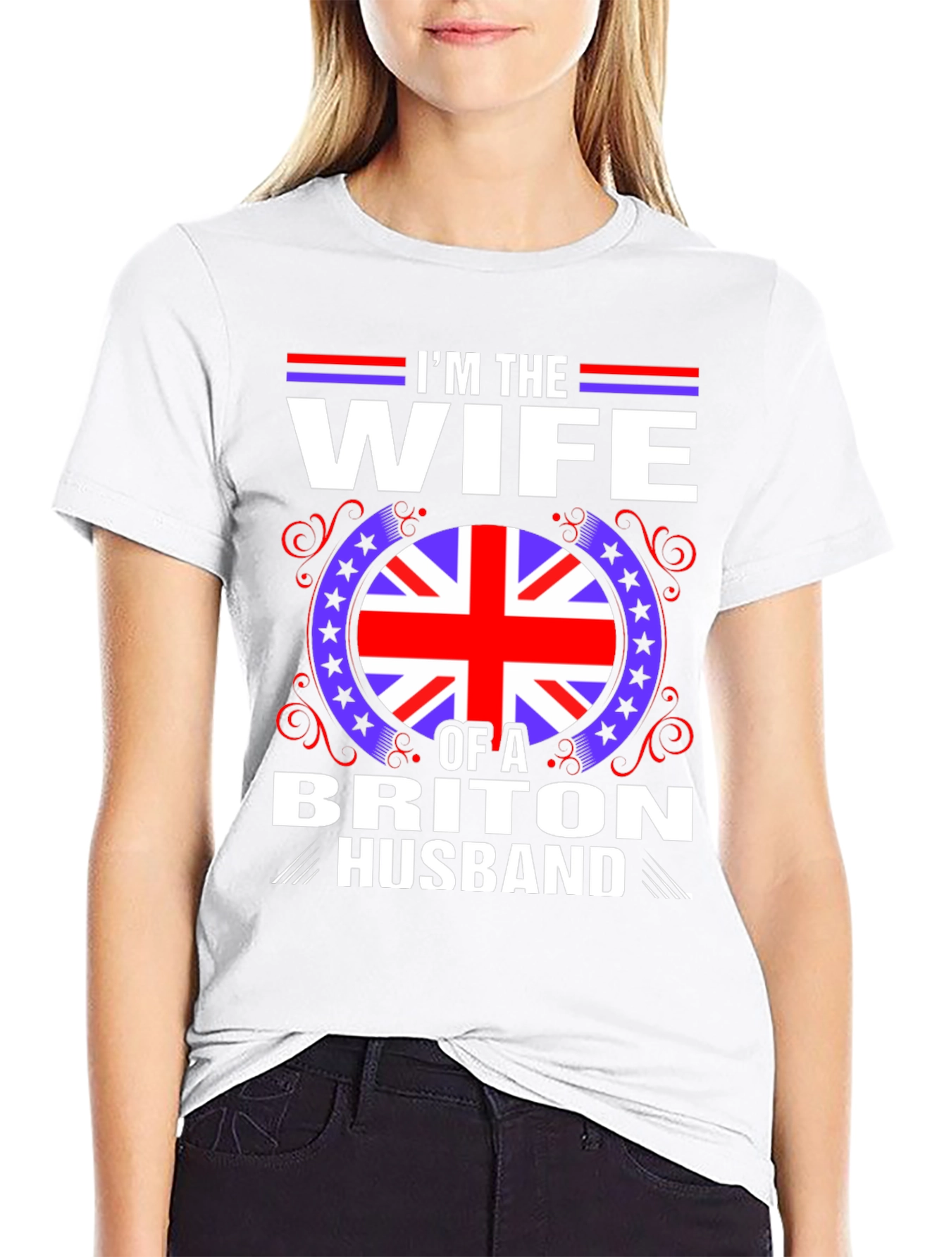 Wife of a Briton Husband T-Shirt