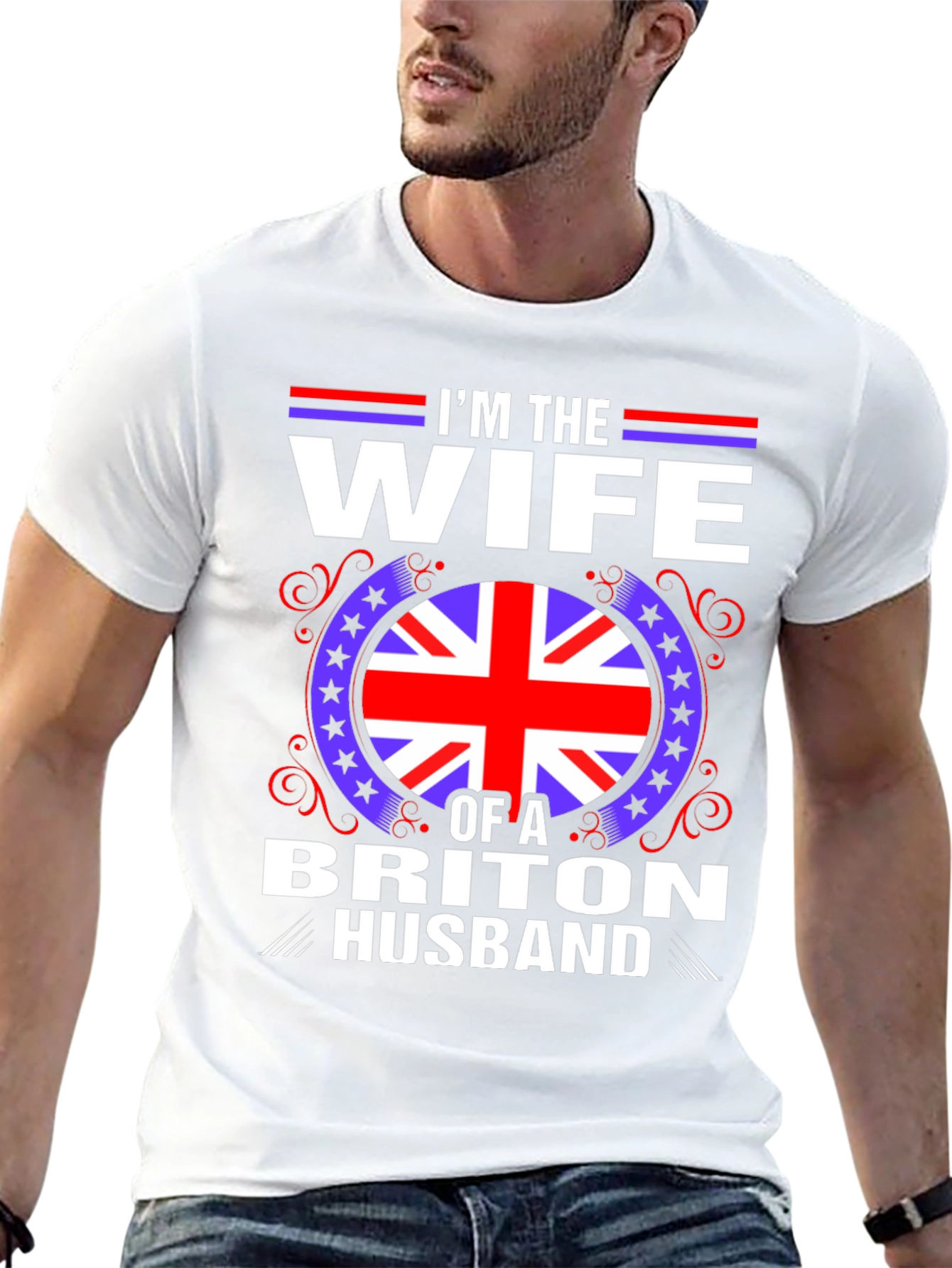 Wife of a Briton Husband T-Shirt