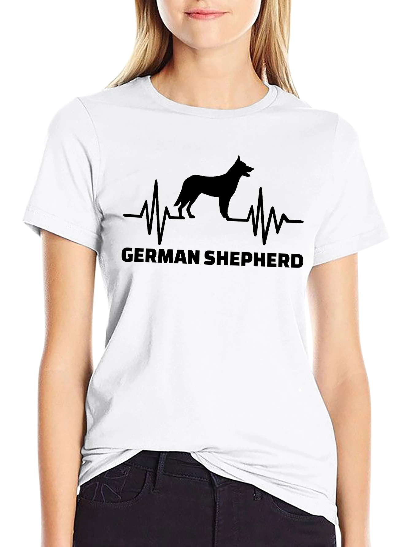 German Shepherd Heartbeat T-Shirt