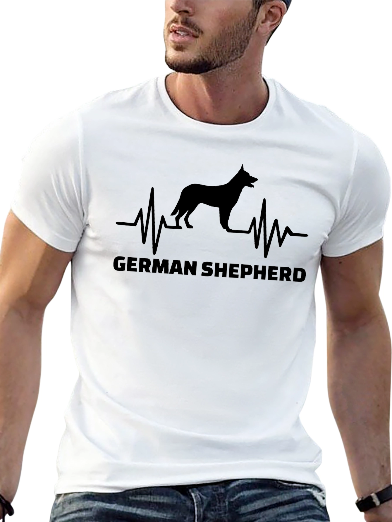German Shepherd Heartbeat T-Shirt