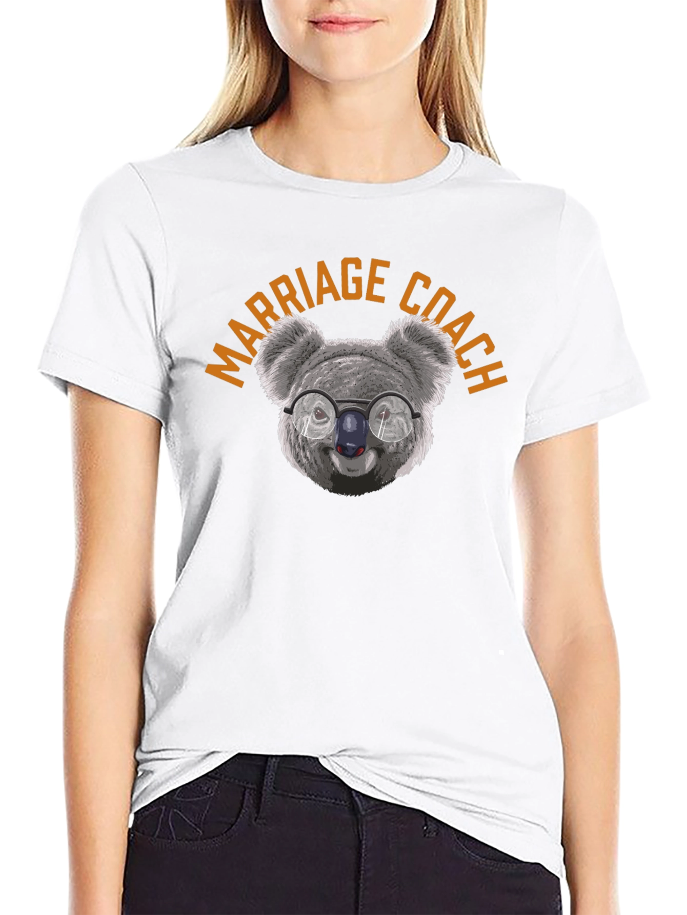 Marriage Coach Koala T-Shirt - Funny Relationship Tee