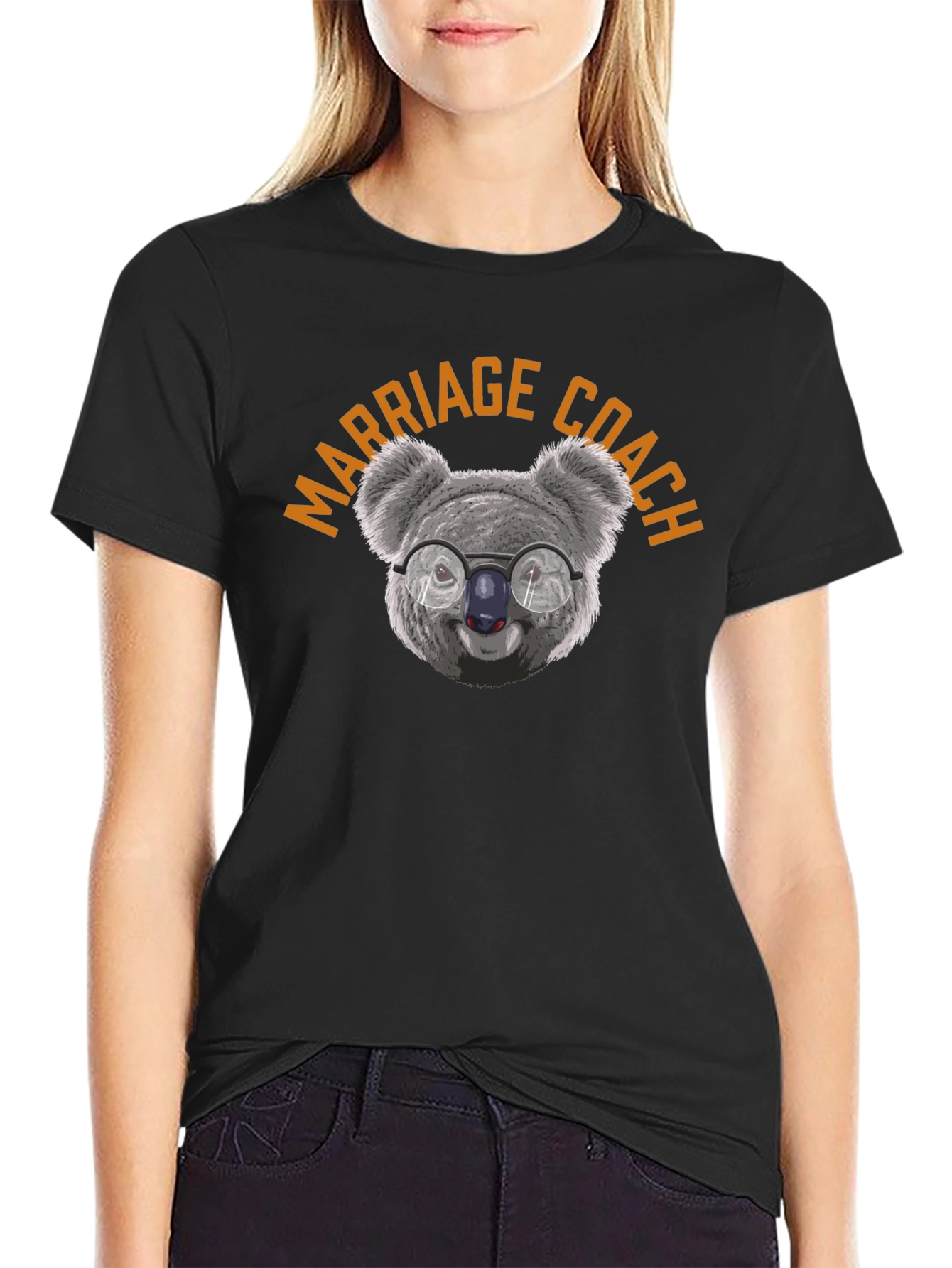 Marriage Coach Koala T-Shirt - Funny Relationship Tee