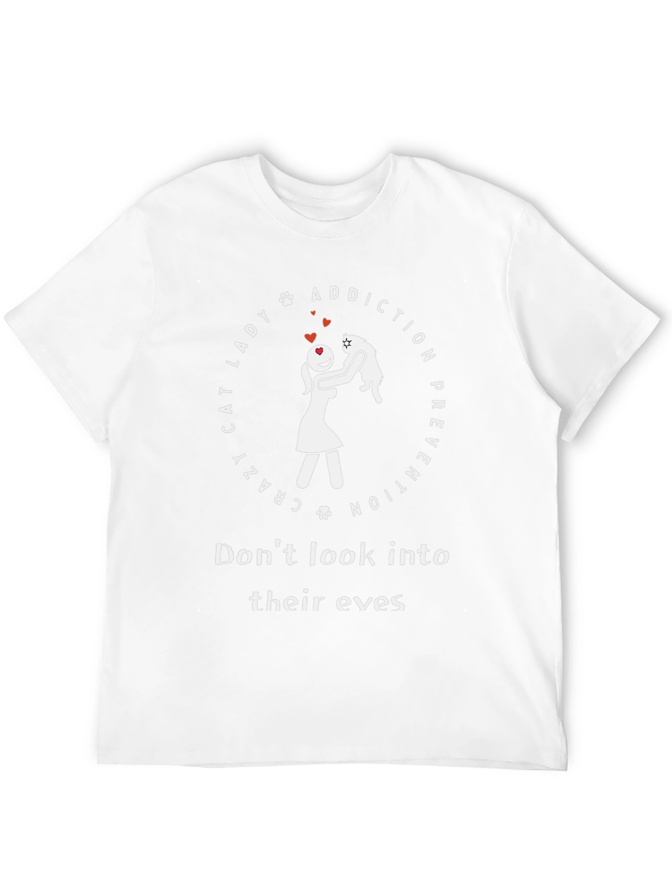 Crazy Cat Lady T-Shirt - Addiction Prevention