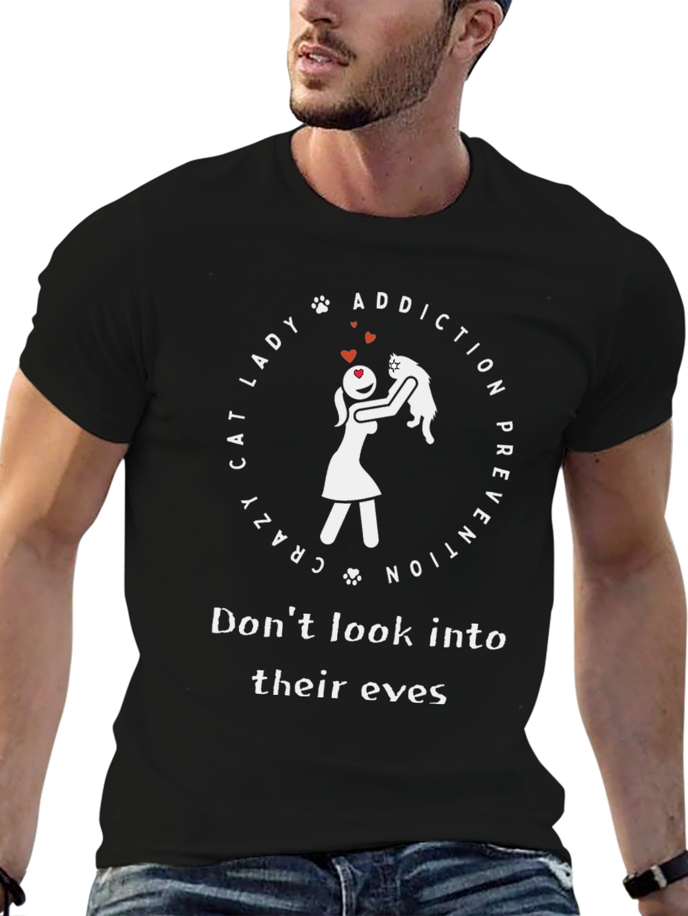 Crazy Cat Lady T-Shirt - Addiction Prevention