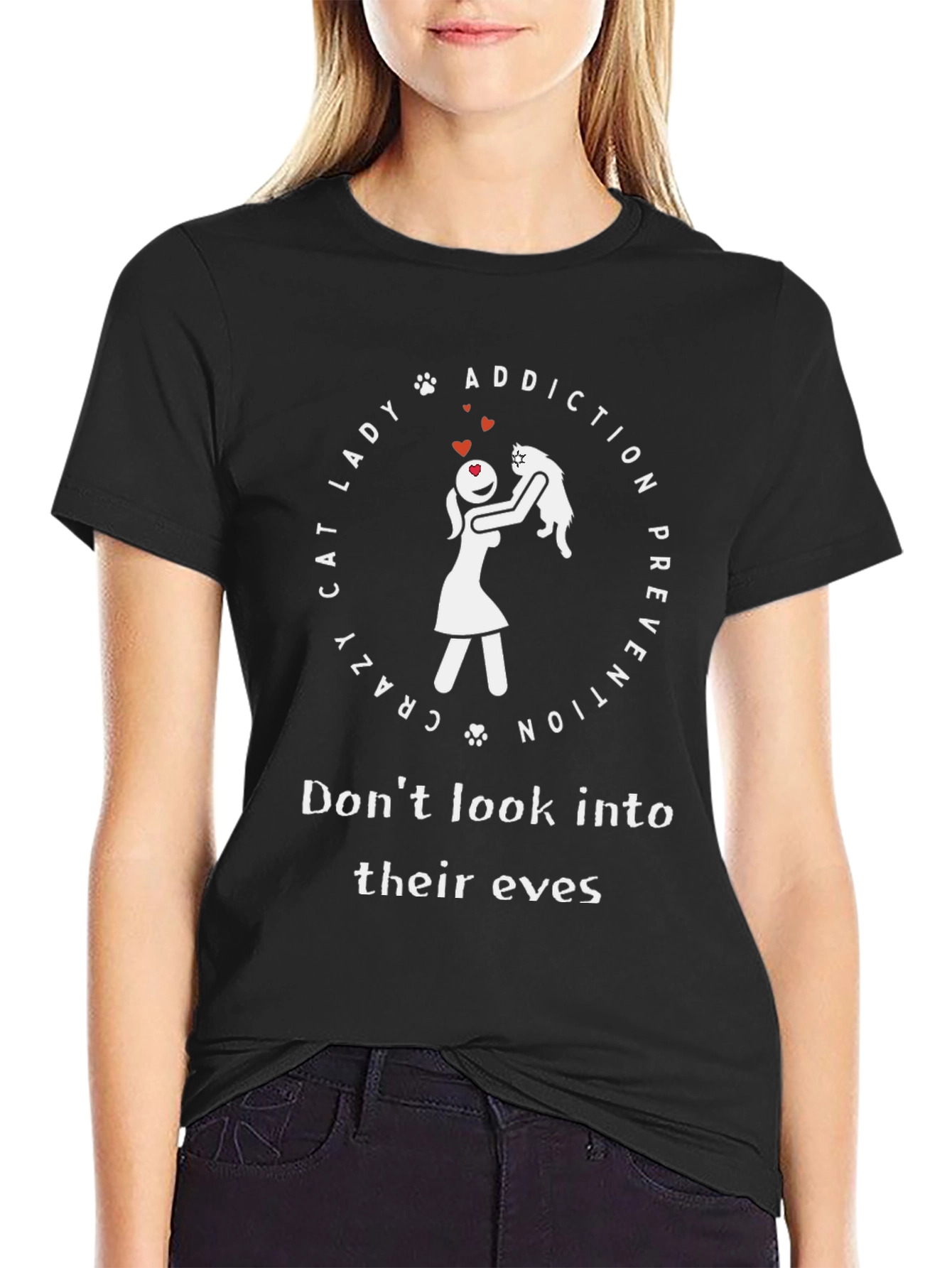 Crazy Cat Lady T-Shirt - Addiction Prevention