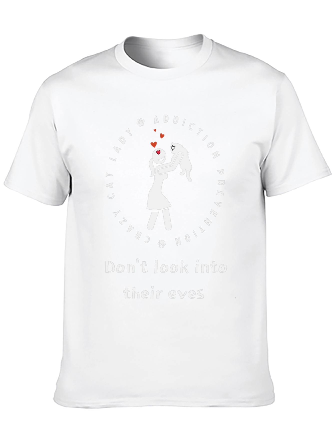 Crazy Cat Lady T-Shirt - Addiction Prevention