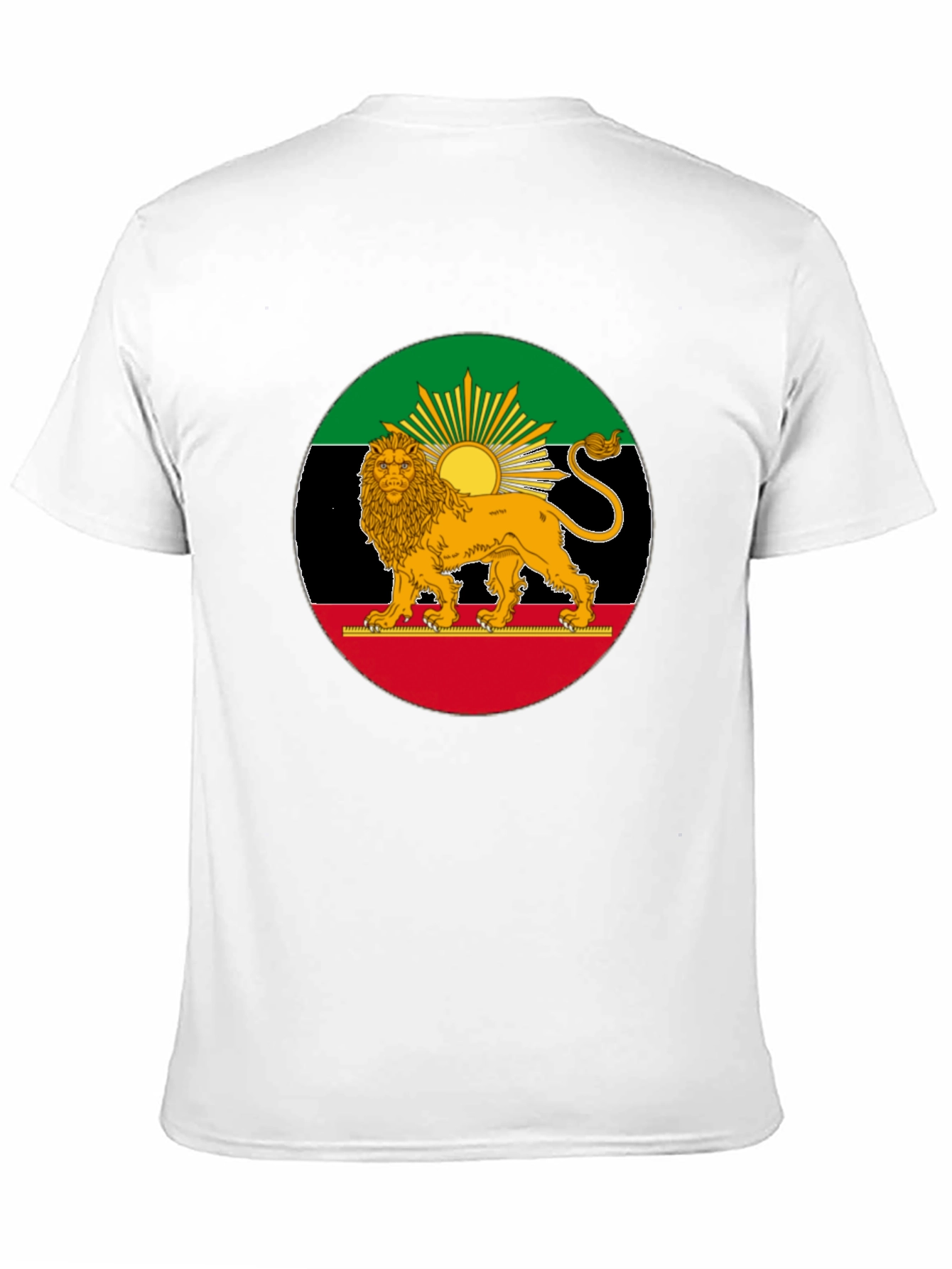 Lion Flag Black T-Shirt