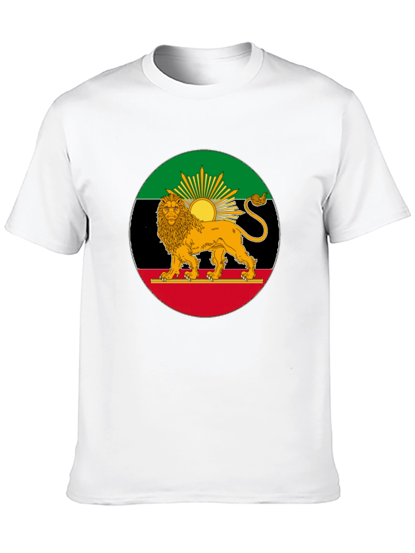 Lion Flag Black T-Shirt