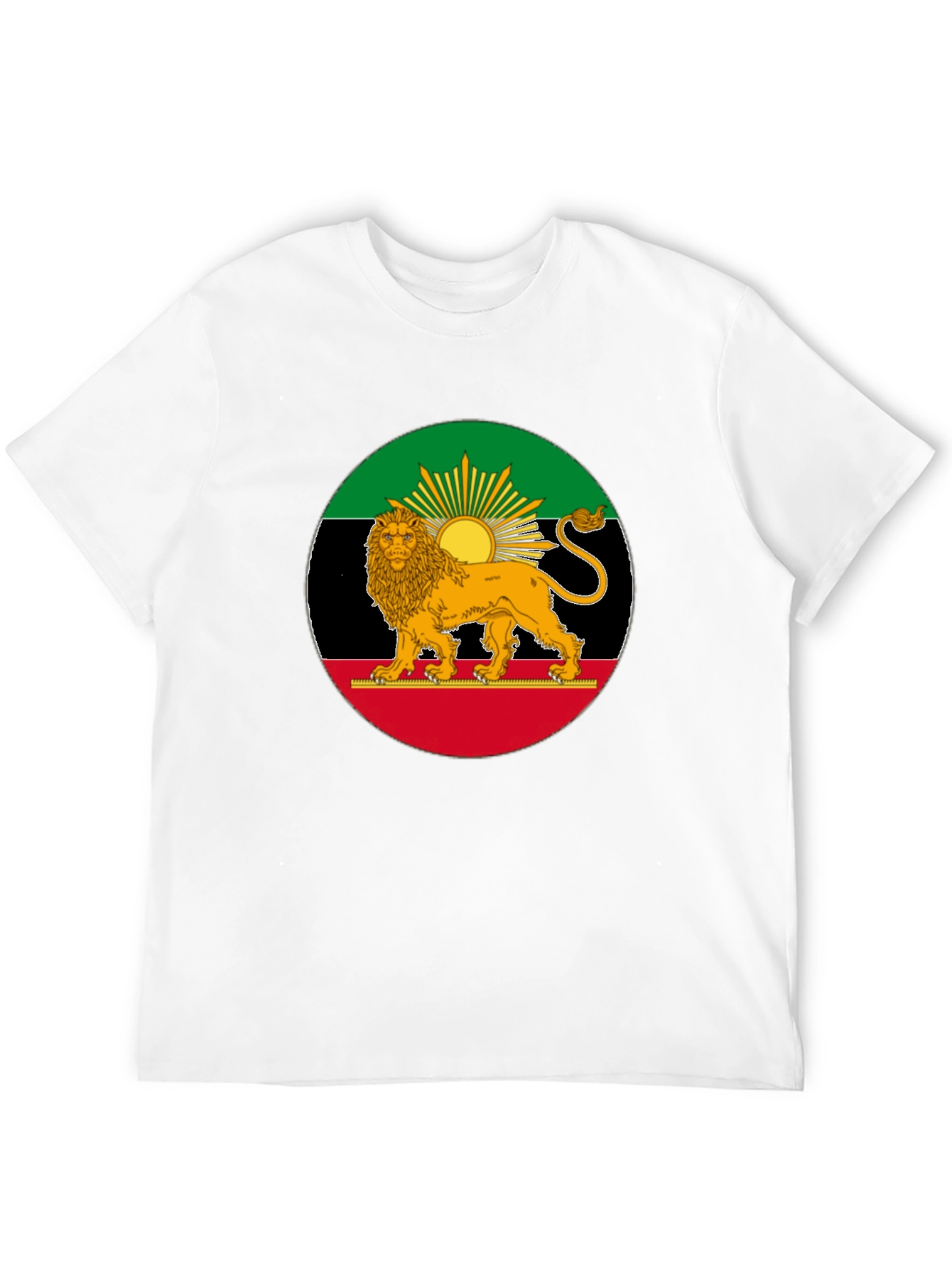 Lion Flag Black T-Shirt