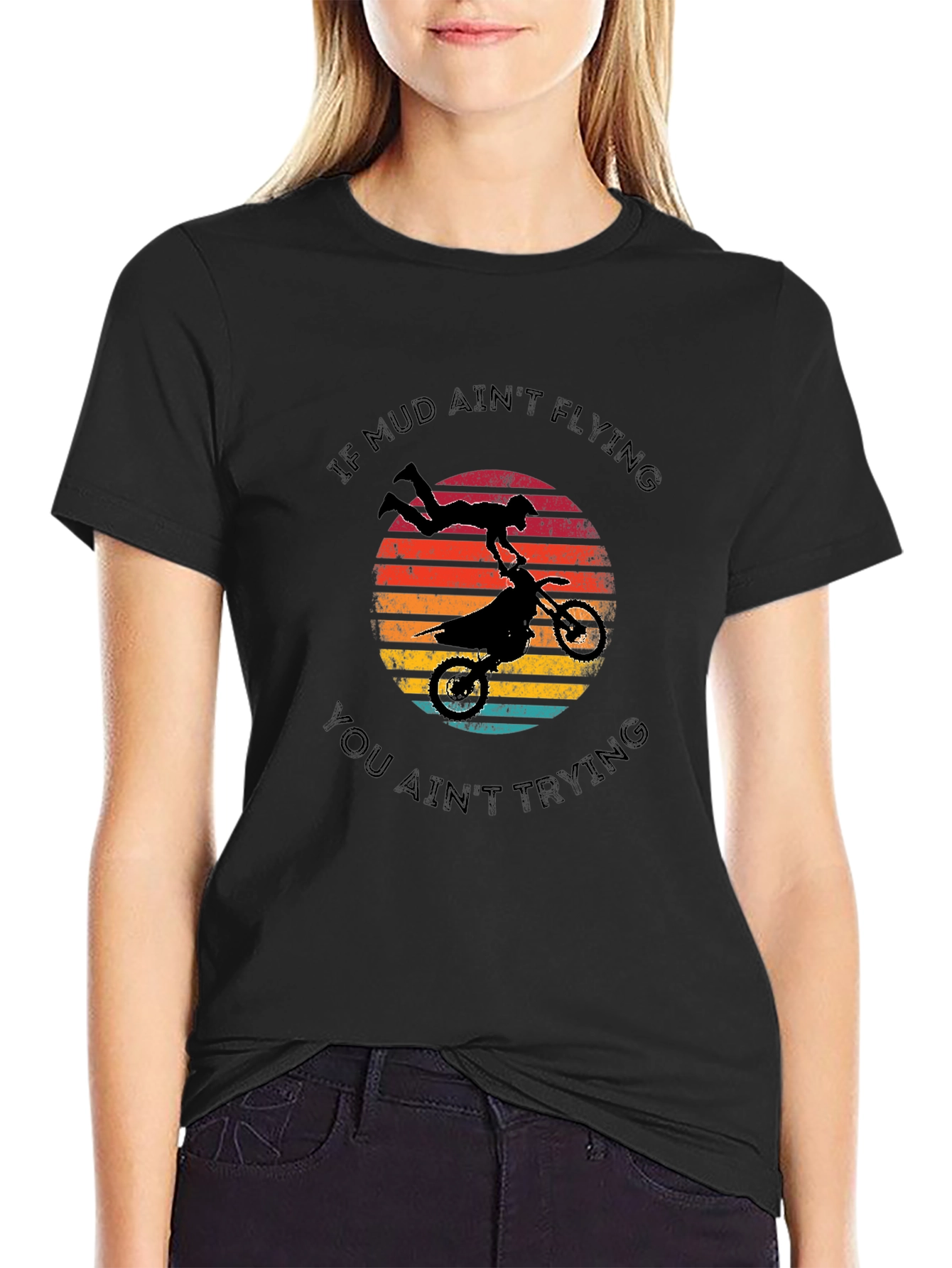 Mud Aint Flying T-Shirt - Motocross Style