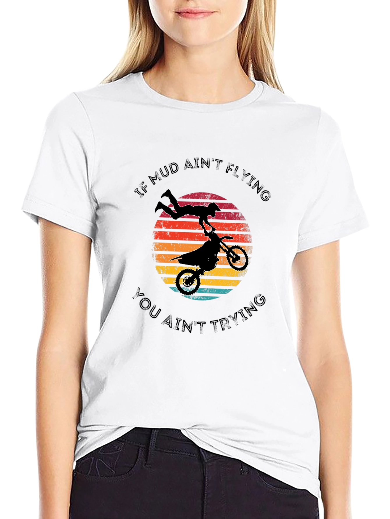 Mud Aint Flying T-Shirt - Motocross Style