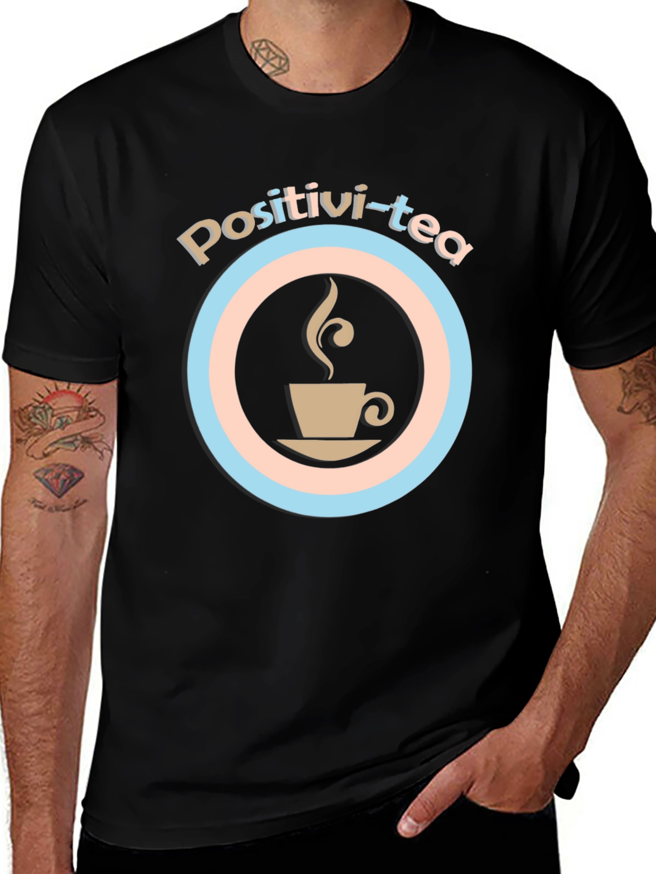 Positivi-tea T-Shirt -  Comfortable & Stylish