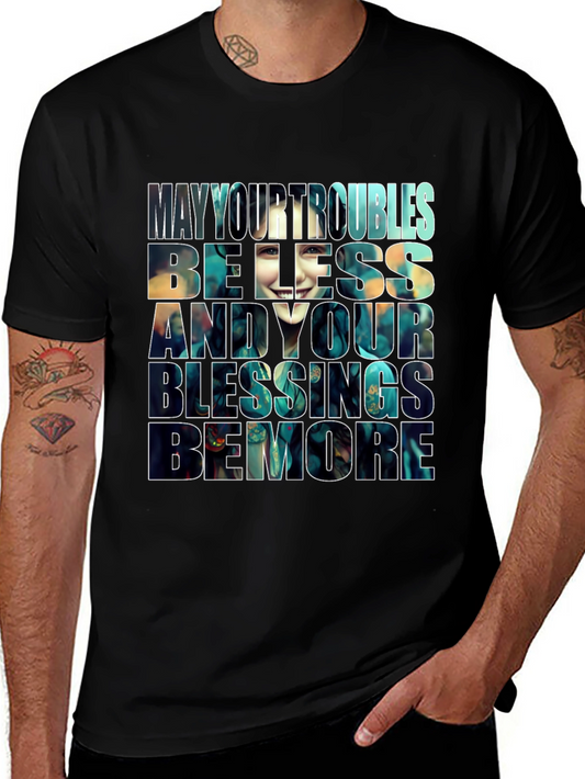 Inspirational Graphic T-Shirt - Blessings Design