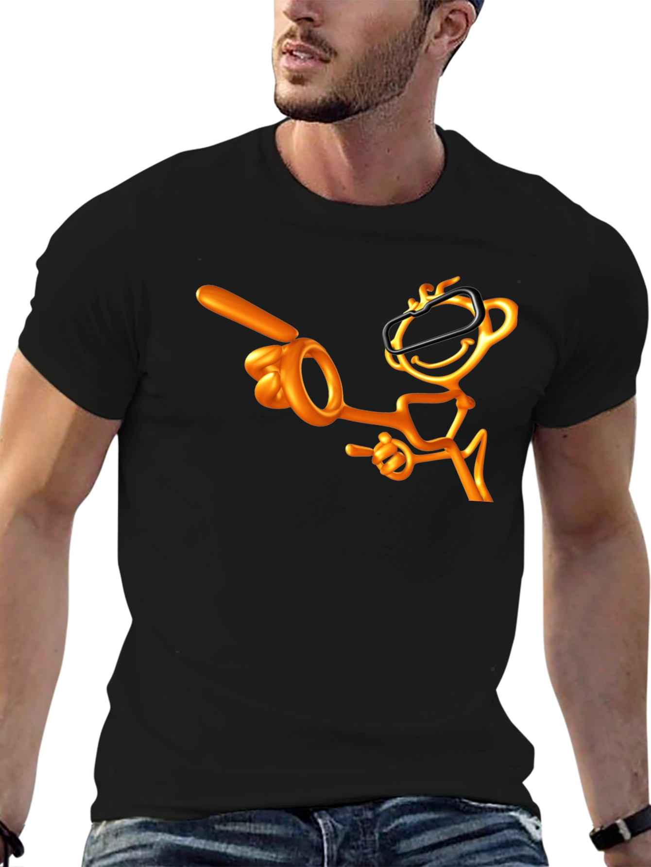 Funny Graphic Tee: Stick Figure VR