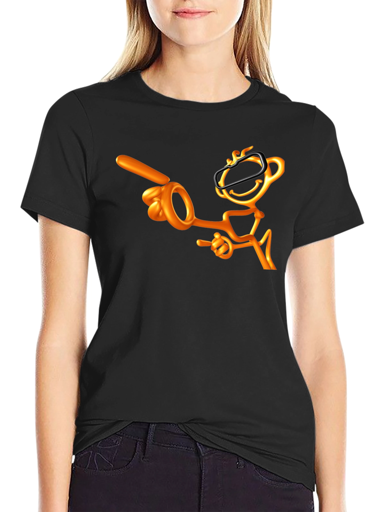 Funny Graphic Tee: Stick Figure VR
