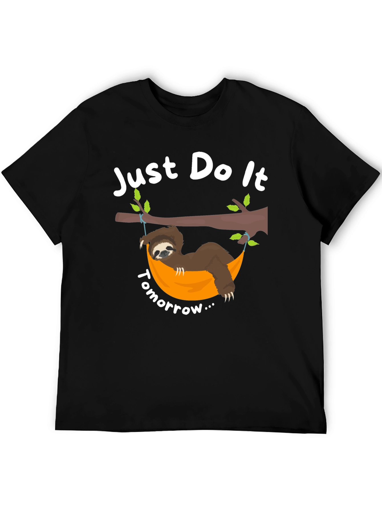 Just Do It Tomorrow Sloth Graphic T-Shirt