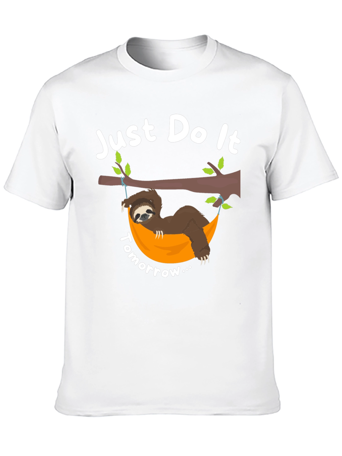 Just Do It Tomorrow Sloth Graphic T-Shirt