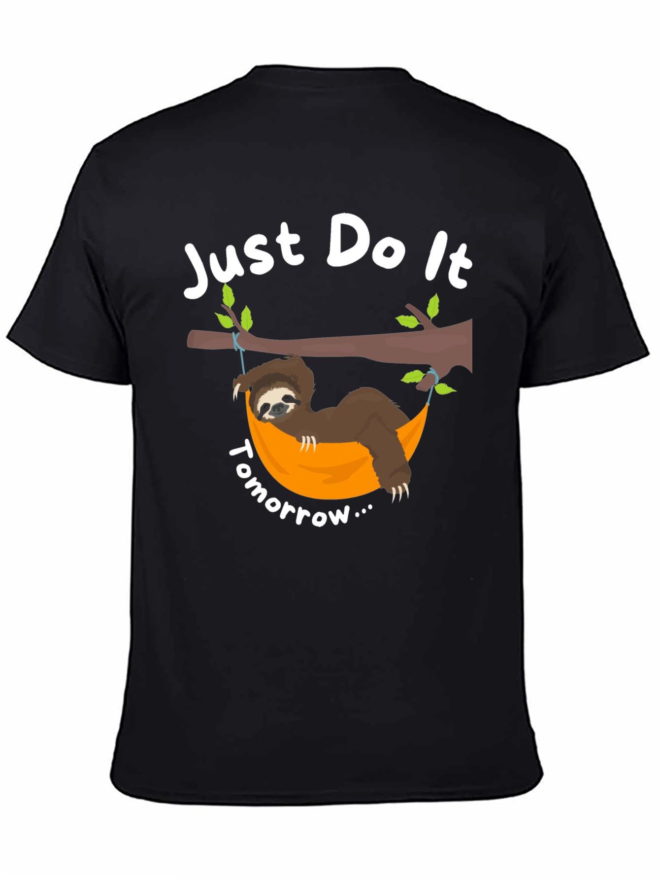 Just Do It Tomorrow Sloth Graphic T-Shirt