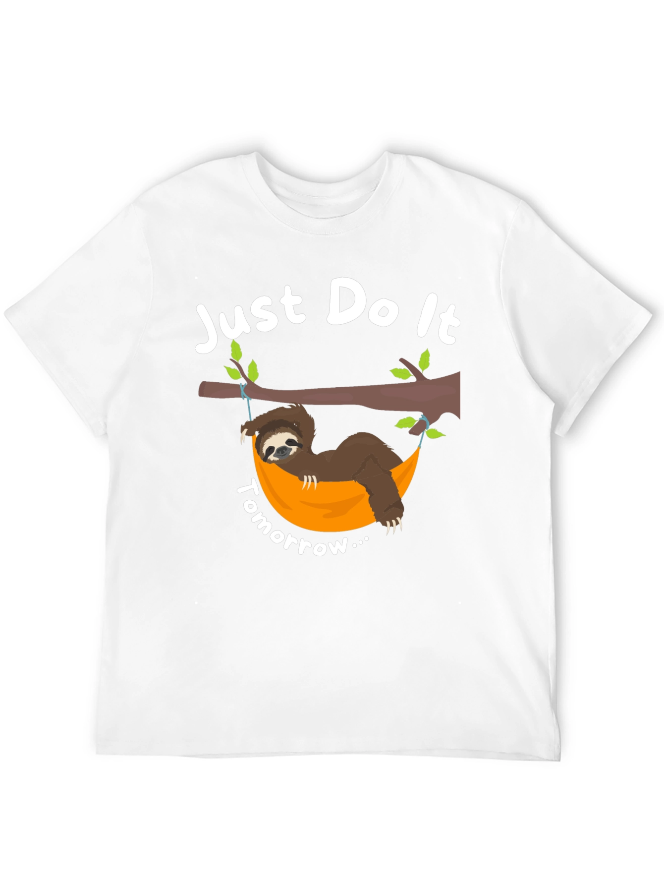 Just Do It Tomorrow Sloth Graphic T-Shirt