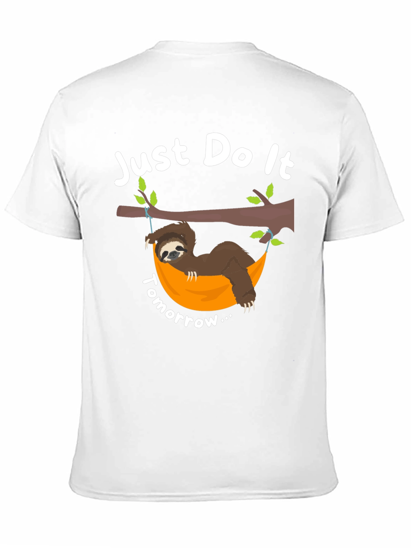 Just Do It Tomorrow Sloth Graphic T-Shirt