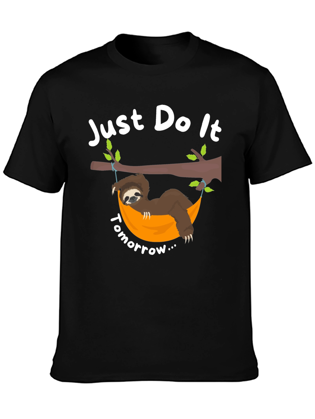 Just Do It Tomorrow Sloth Graphic T-Shirt