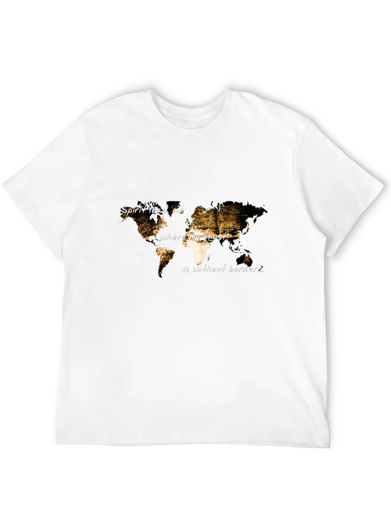 Spirit Lead Me Map Graphic Tee - Unisex