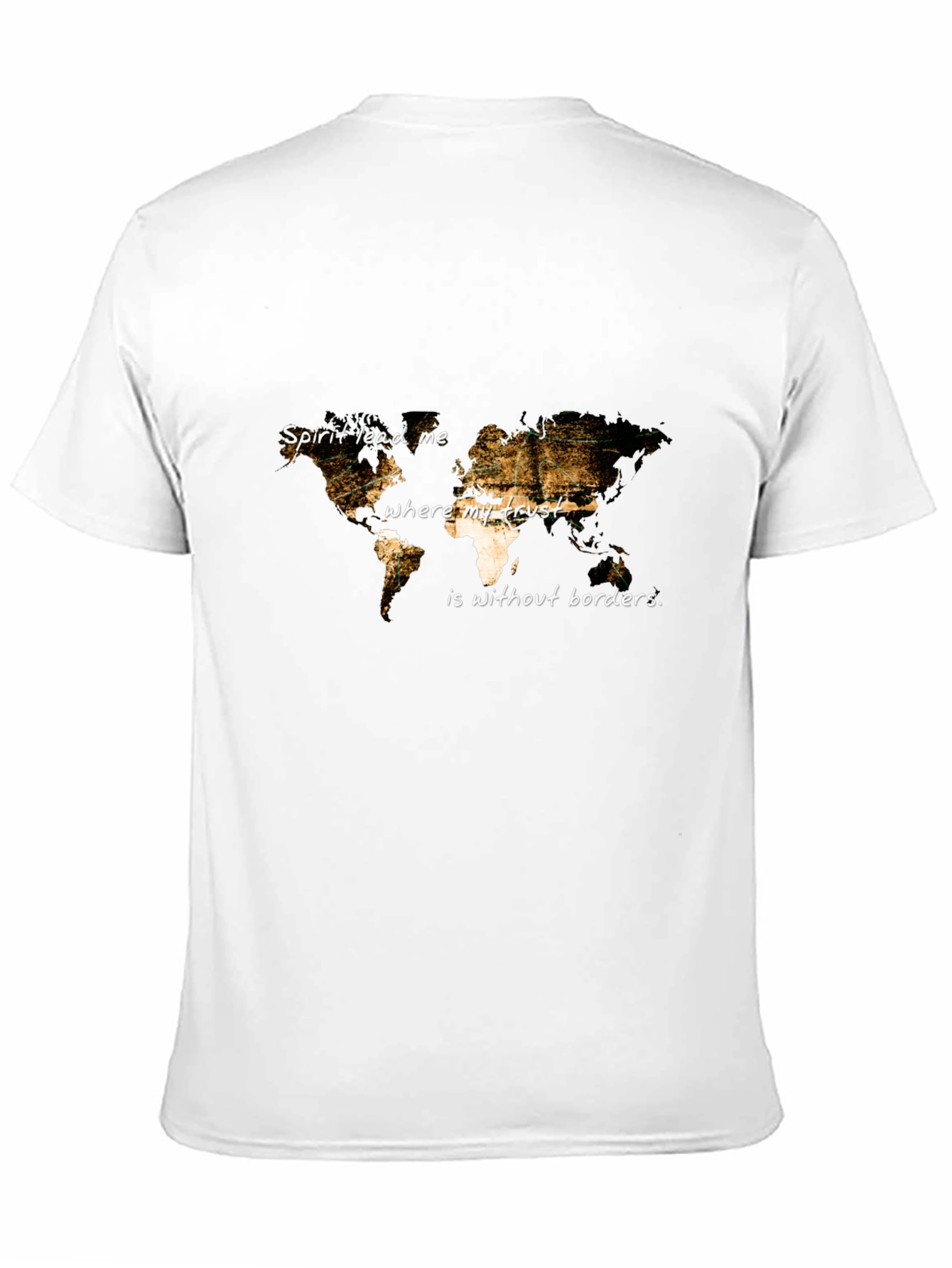Spirit Lead Me Map Graphic Tee - Unisex