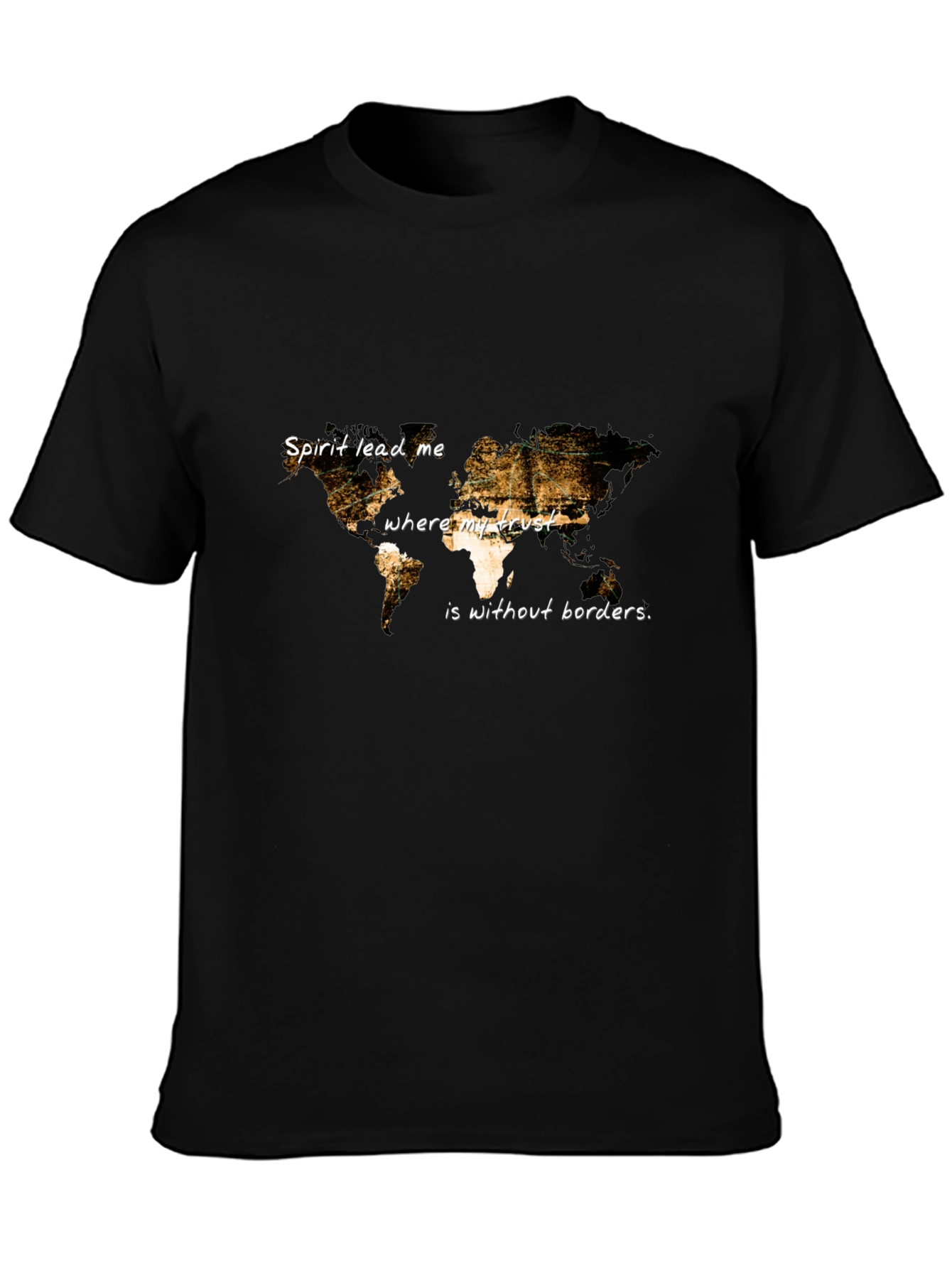 Spirit Lead Me Map Graphic Tee - Unisex
