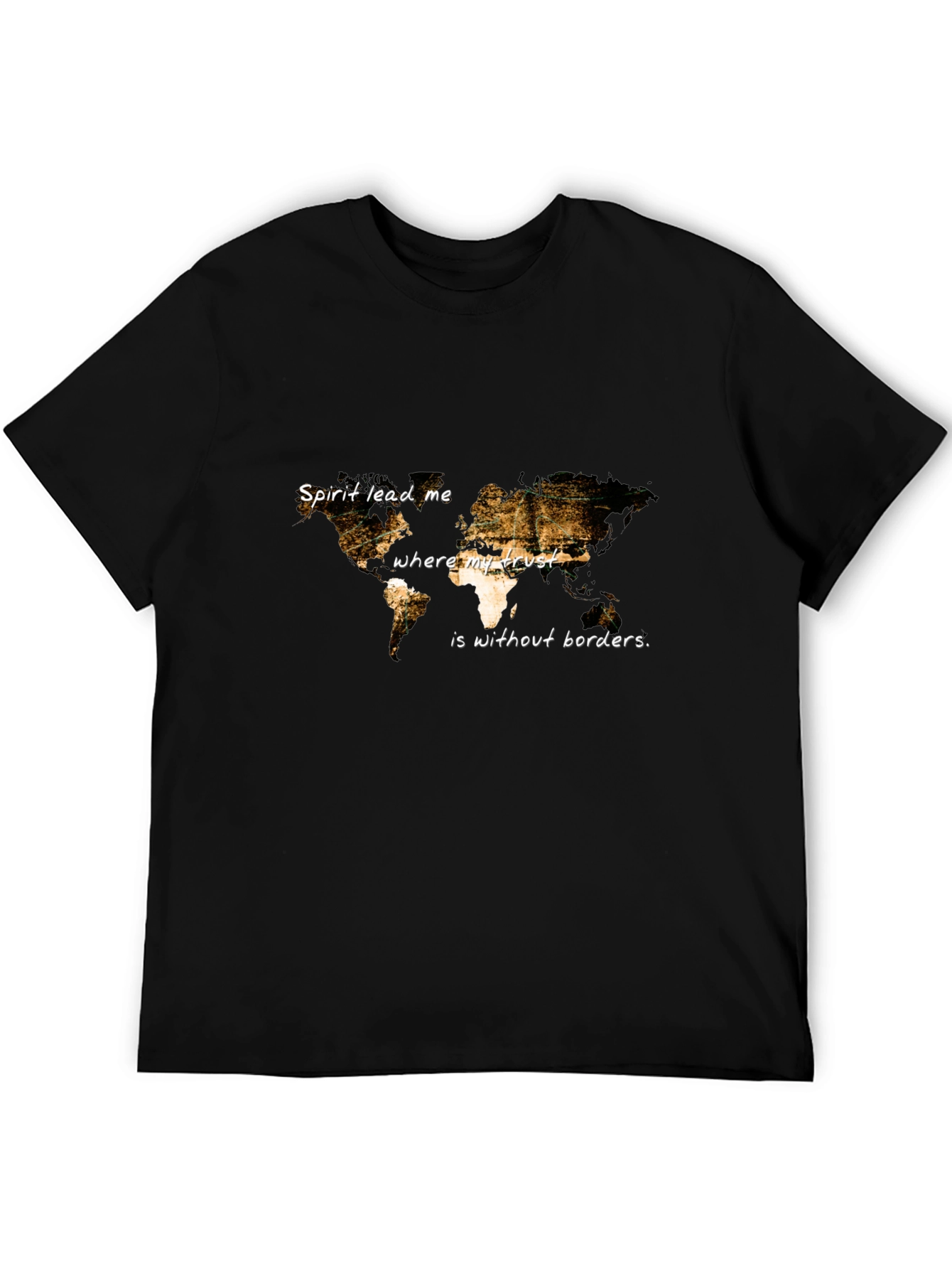 Spirit Lead Me Map Graphic Tee - Unisex