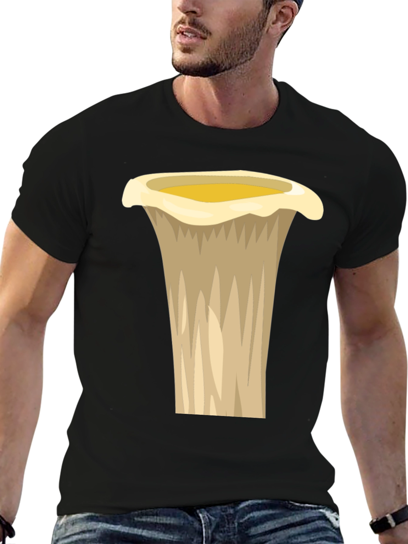 Chanterelle Mushroom Graphic Tee - Unique Design