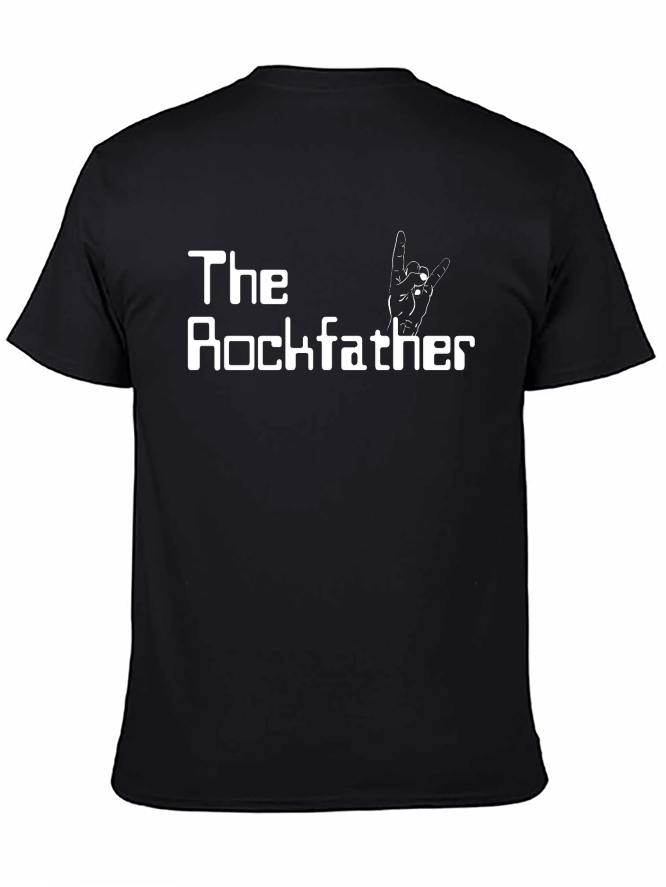 The Rockfather T-Shirt - Black Rock & Roll Tee