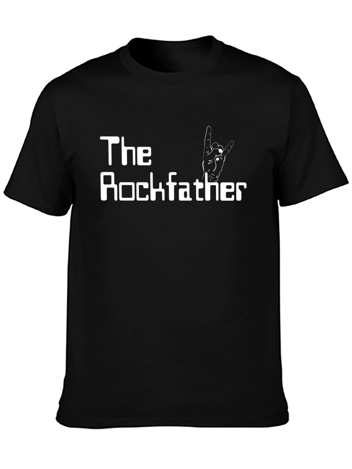 The Rockfather T-Shirt - Black Rock & Roll Tee
