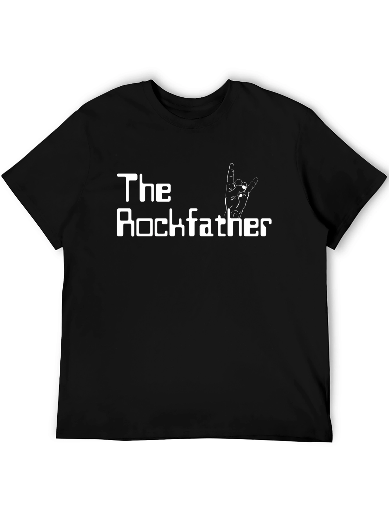 The Rockfather T-Shirt - Black Rock & Roll Tee