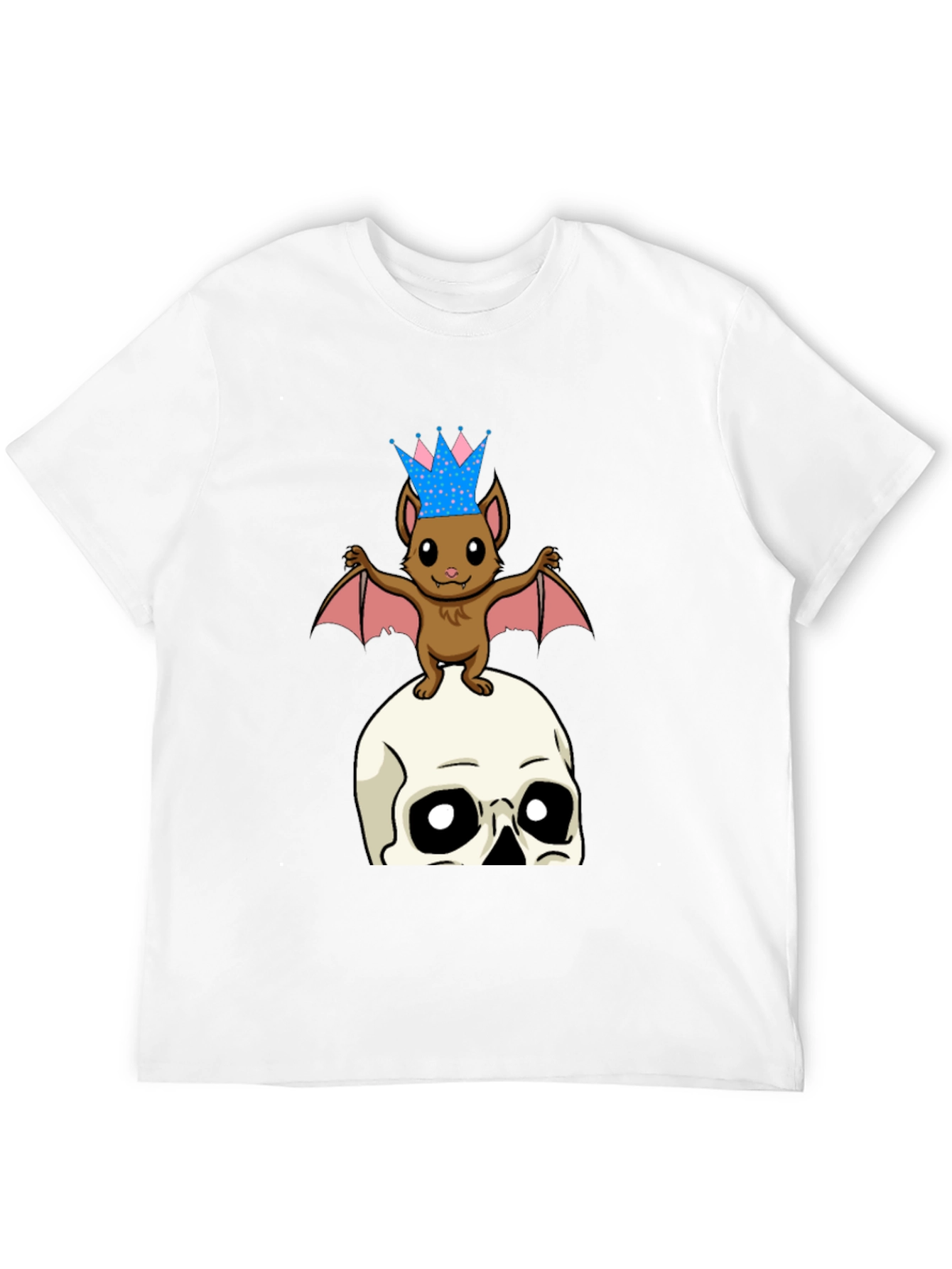 Bat & Skull Graphic T-Shirt