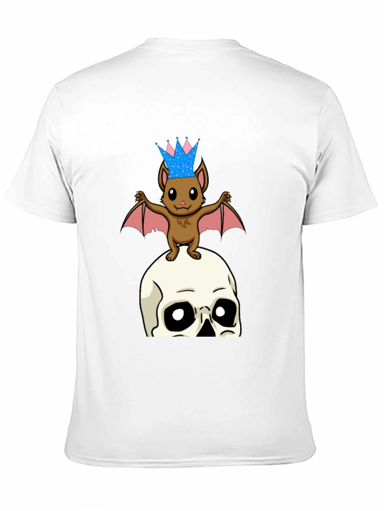 Bat & Skull Graphic T-Shirt