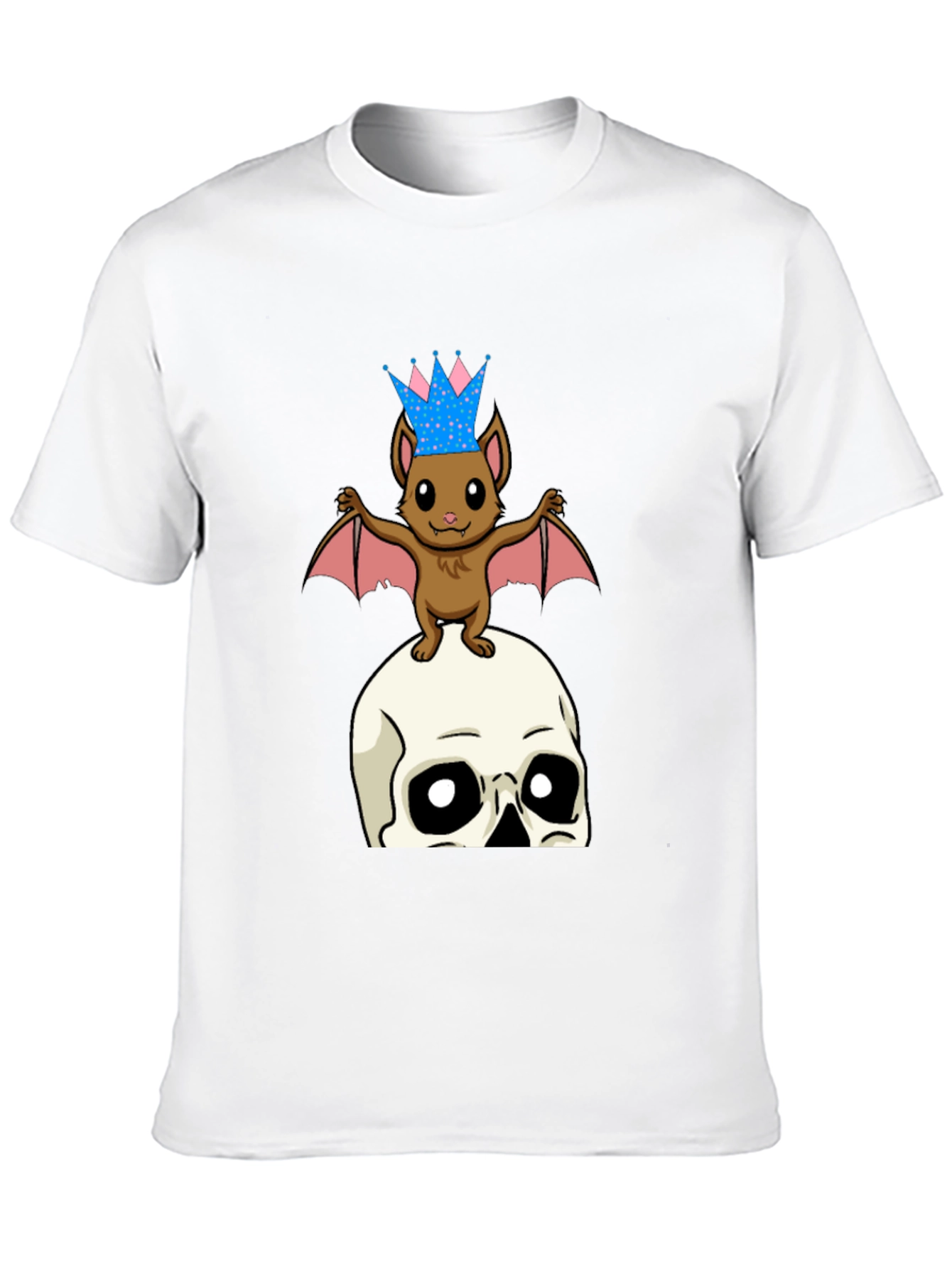 Bat & Skull Graphic T-Shirt