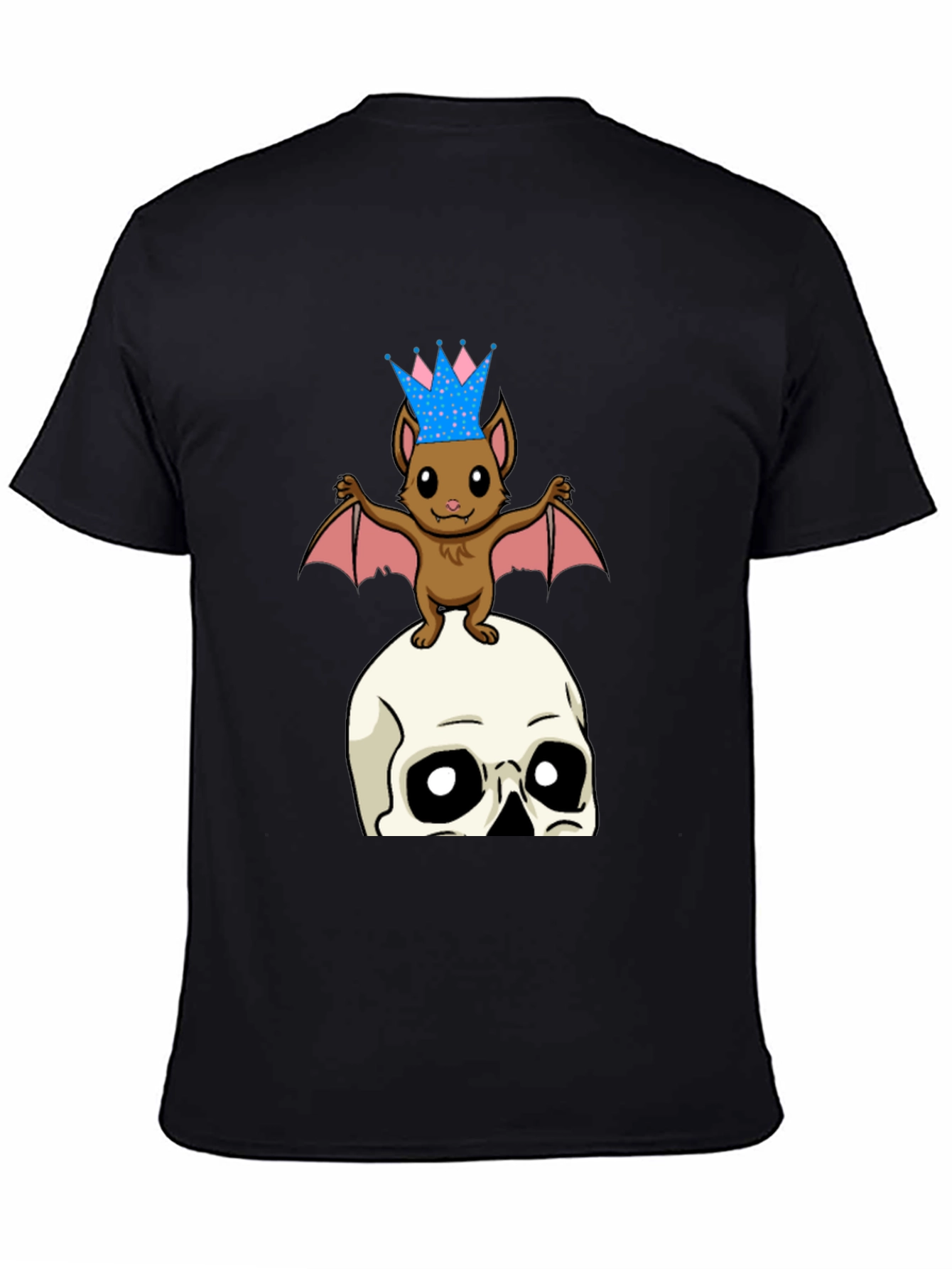 Bat & Skull Graphic T-Shirt