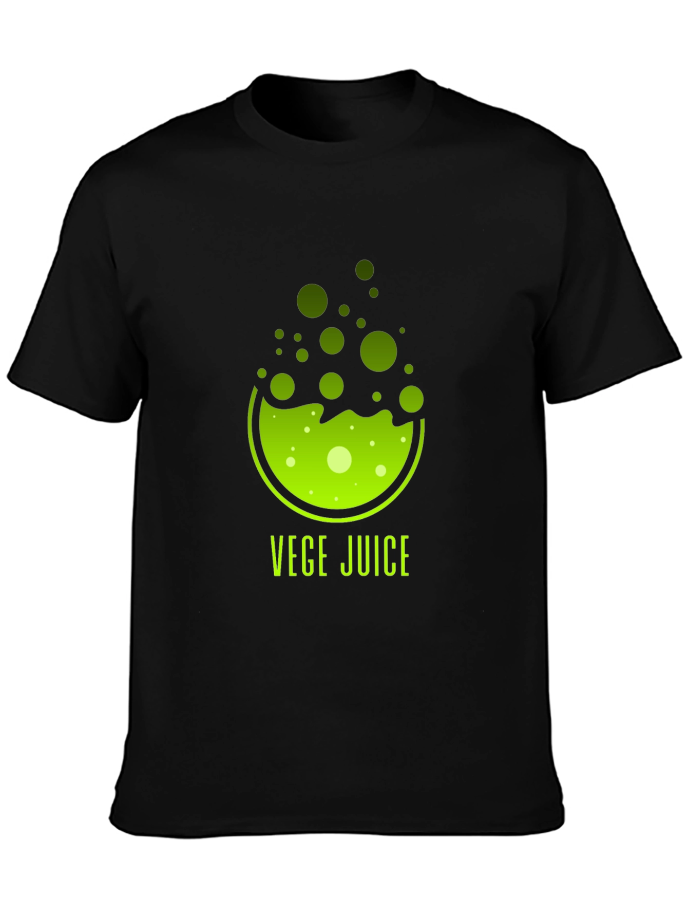 Vege Juice Black T-Shirt - Healthy Living