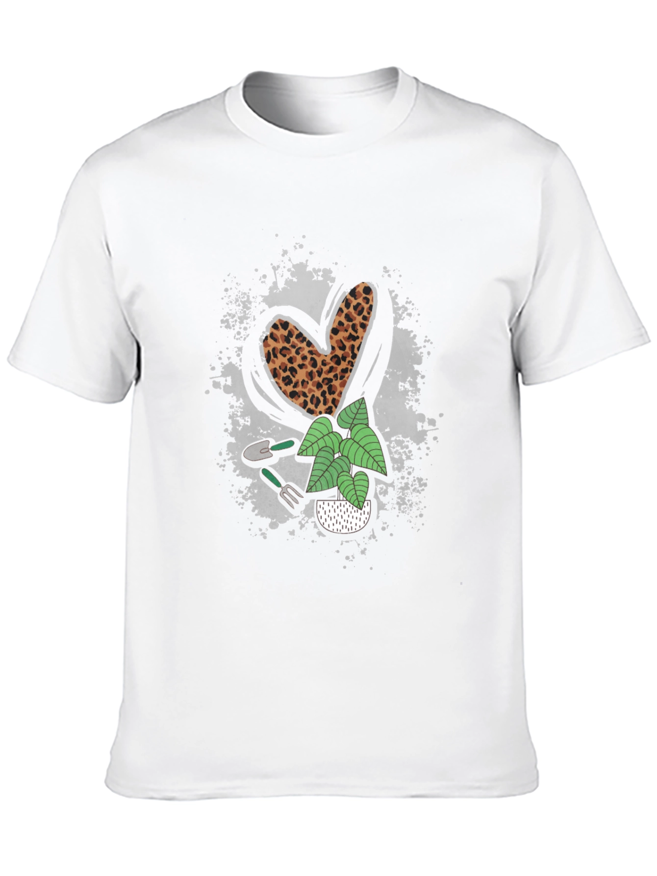 Gardening Heart Tee - Leopard Print Lover!