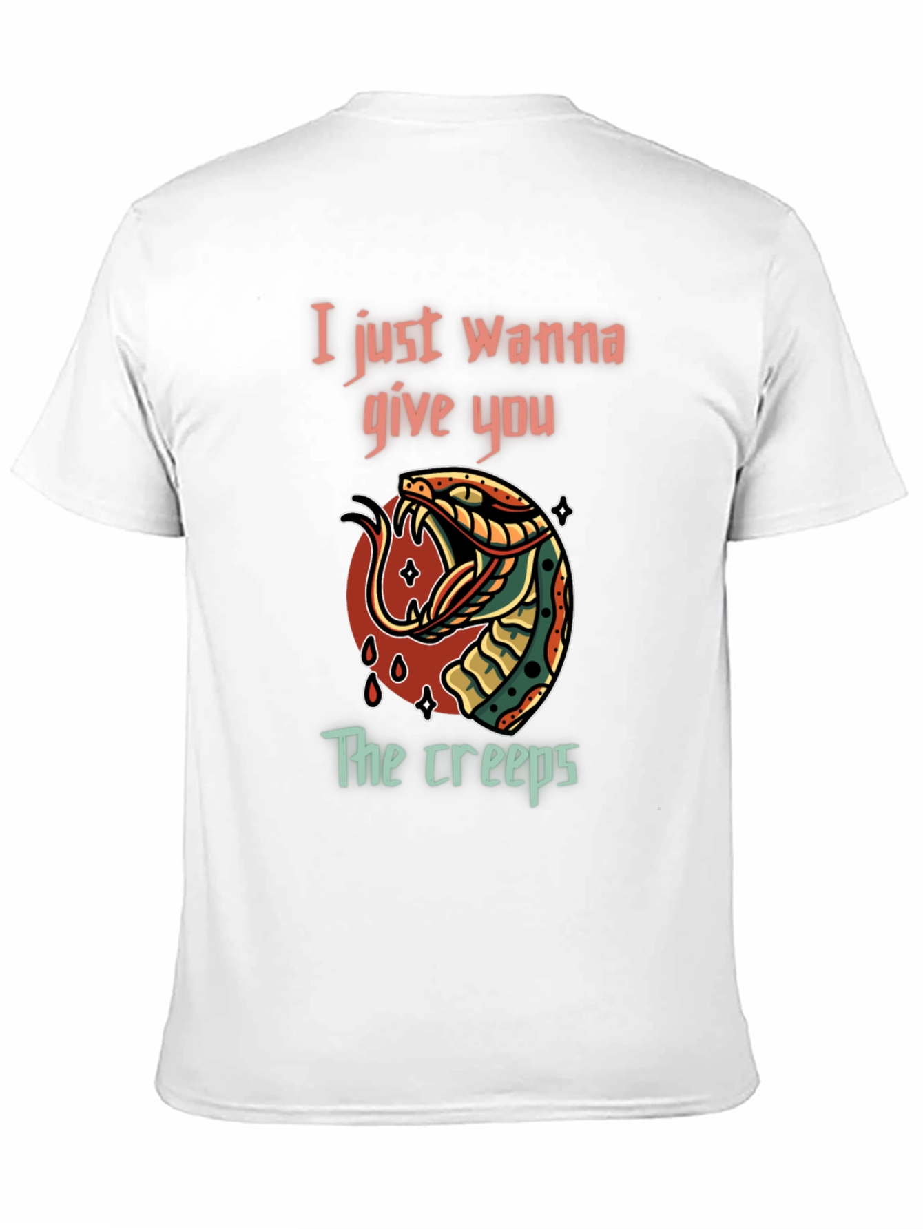 Creepy Snake Graphic T-Shirt