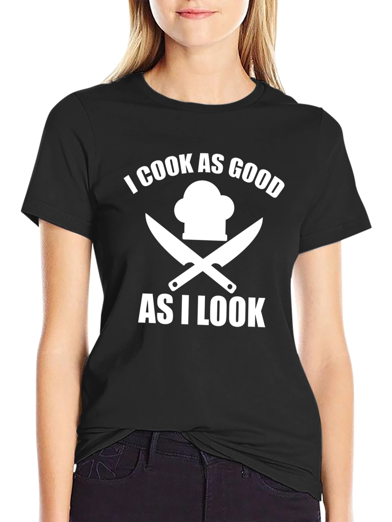 I Cook As Good As I Look Chef T-Shirt