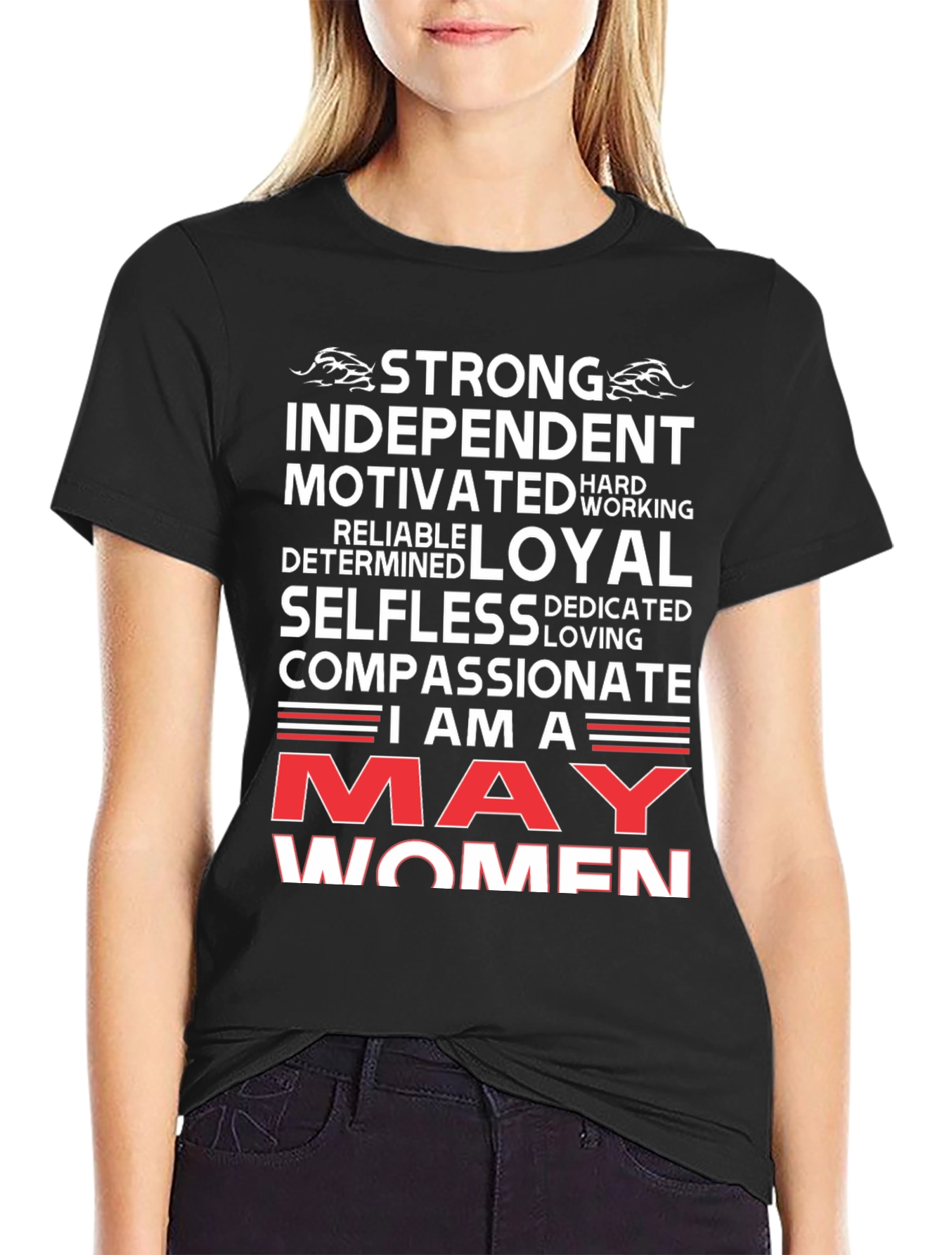 Strong May Women Graphic Tee