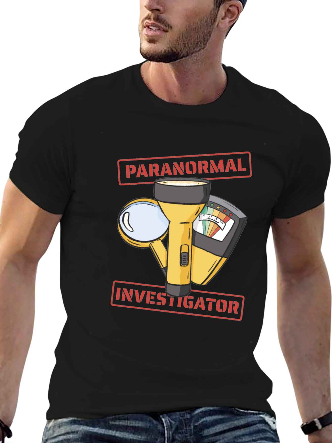 Paranormal Investigator Graphic T-Shirt