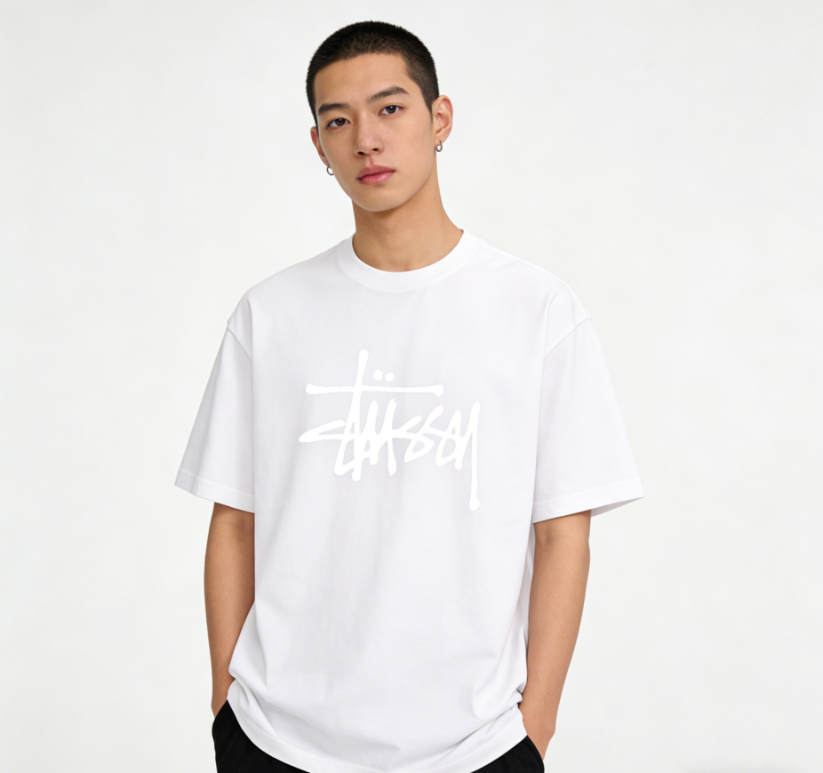 Classic Urban Script Logo Tee - Premium 100% Cotton Streetwear
