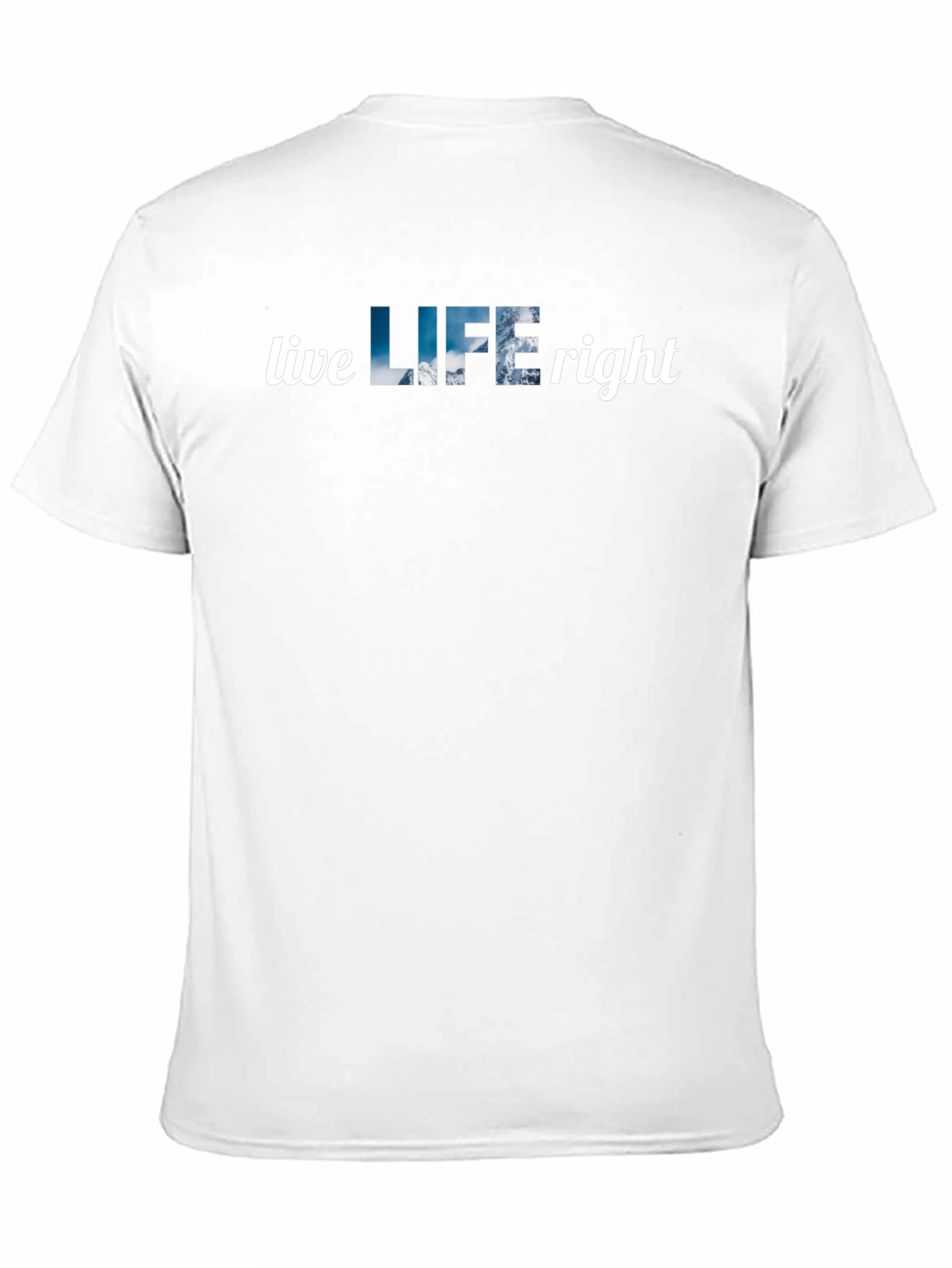 Live LIFE Right Black T-Shirt