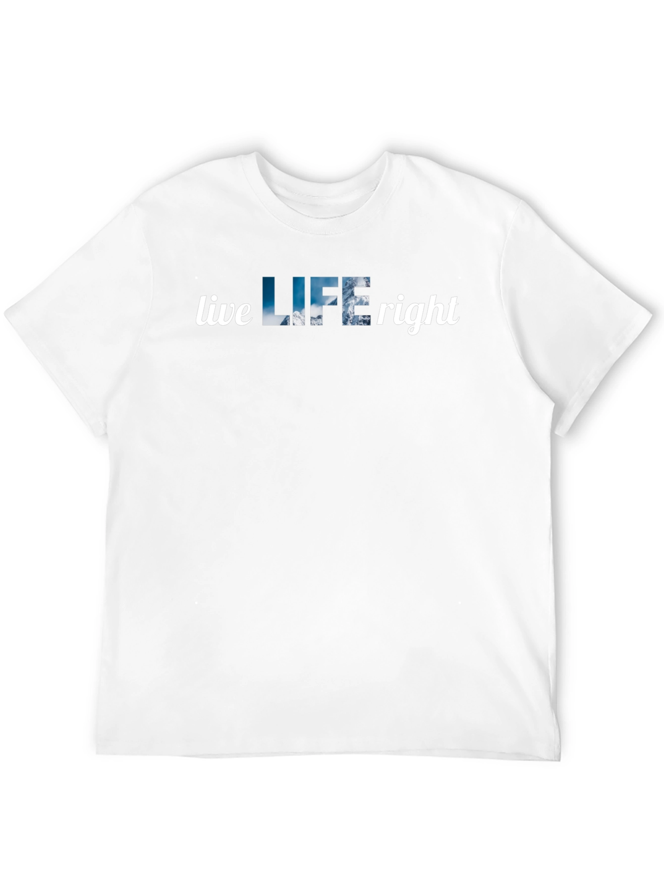 Live LIFE Right Black T-Shirt