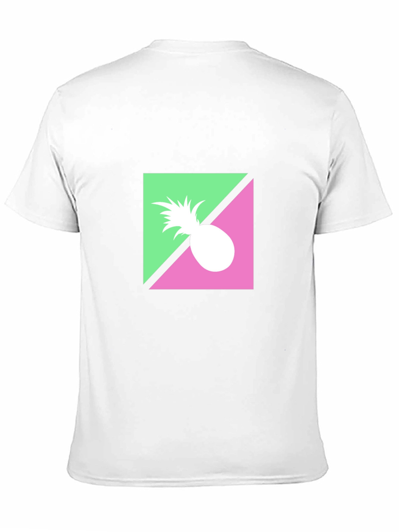 Retro Pineapple Graphic Black T-Shirt