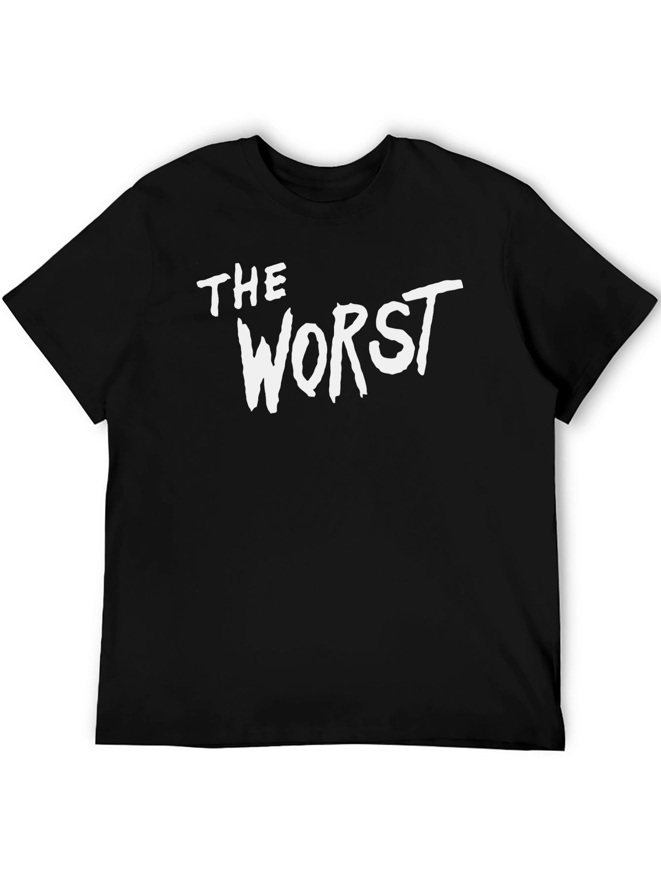 The Worst Black Graphic T-Shirt - Crew Neck