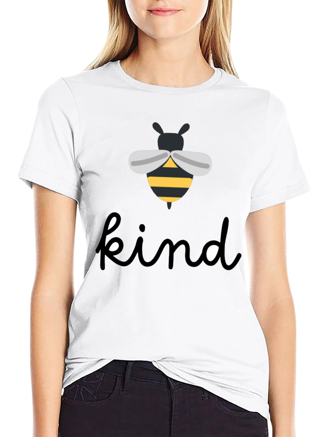 Bee Kind Graphic T-Shirt - Black